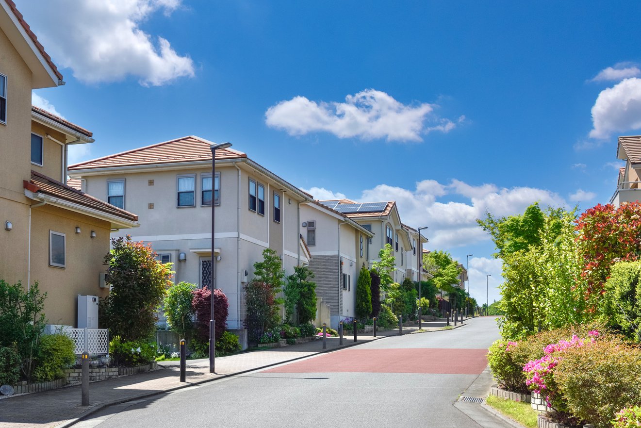 Japan's residential area.